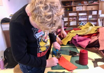 Kinderen creatief aan de slag in de Kunstkerk